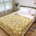 High Quality Microfiber Printed Flannel Printing Fleece Throw Blanket Sherpa